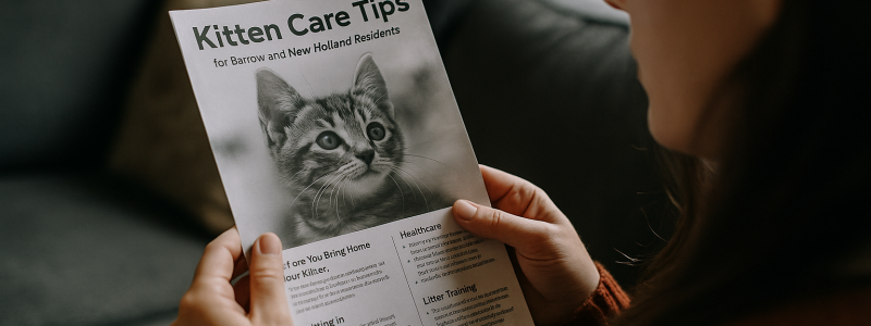 Kitten Care Tips for Barrow and New Holland Residents